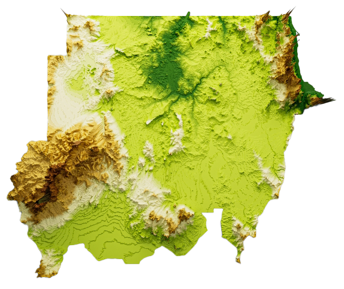Sudan map